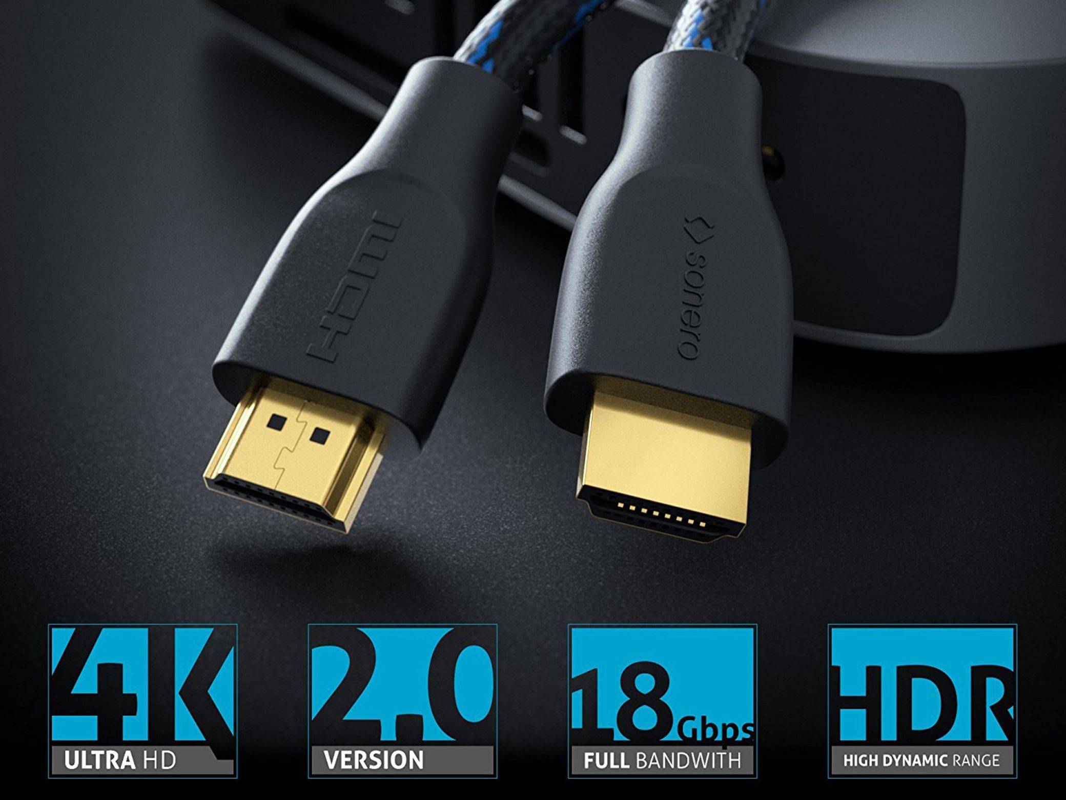 4K Premium High Speed HDMI-Kabel mit Ethernet - 1.50m-2