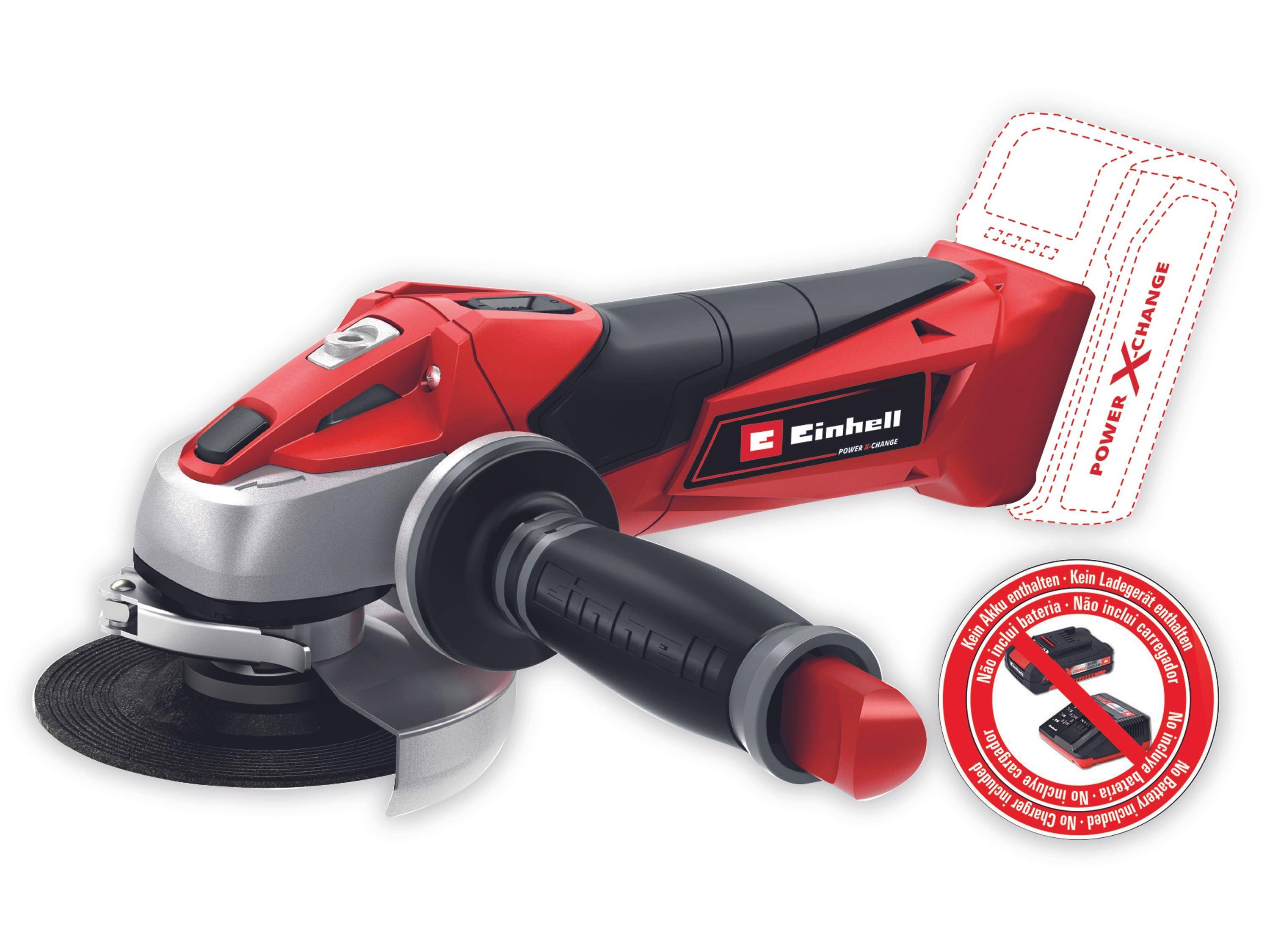 EINHELL Akku-Winkelschleifer TE-AG 18/115 Li - Solo Acc-1