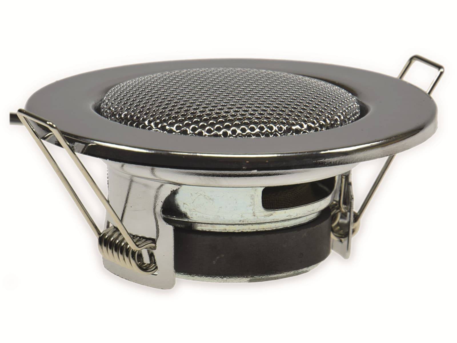 CHILITEC Decken-Einbaulautsprecher Mini, 12 W, silber-1