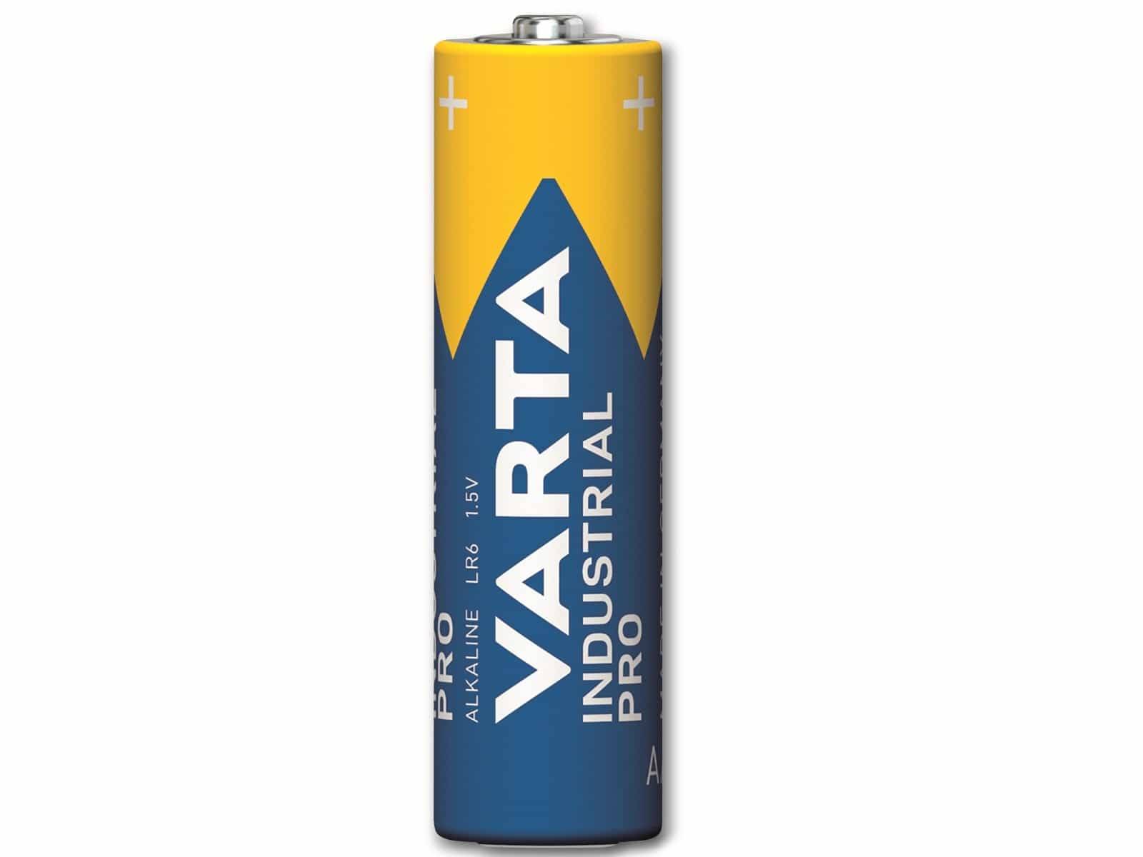 VARTA Batterie Alkaline, Mignon, AA, LR06, 1.5V, Industrial Pro, 40 Stück-1