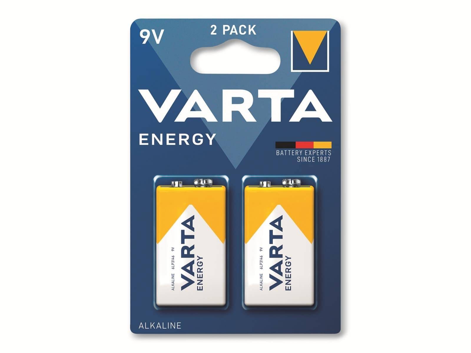 Varta Energy 9V Block Batterie (2er Blister)-0