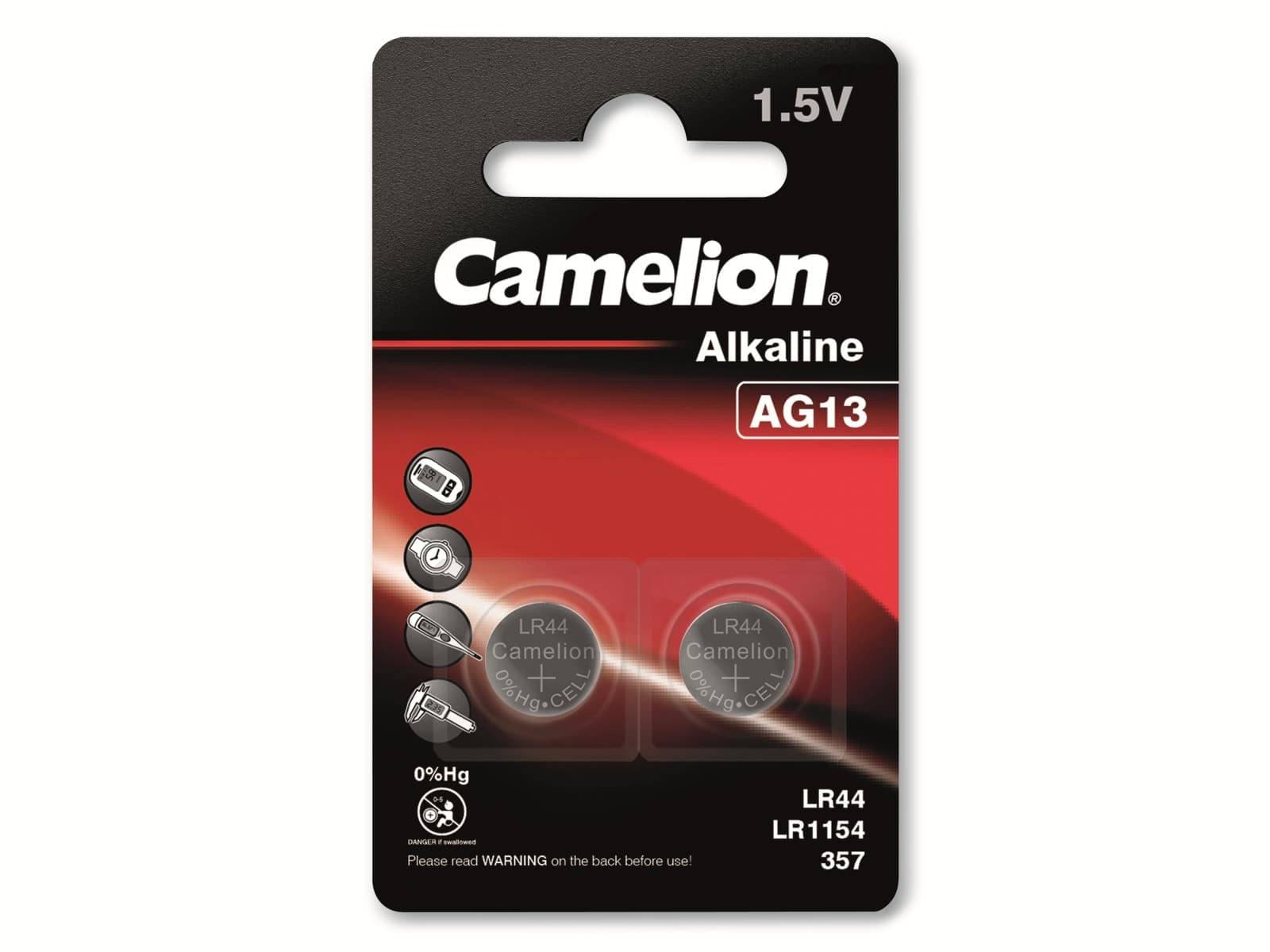CAMELION Knopfzelle AG13, 2 St.-1