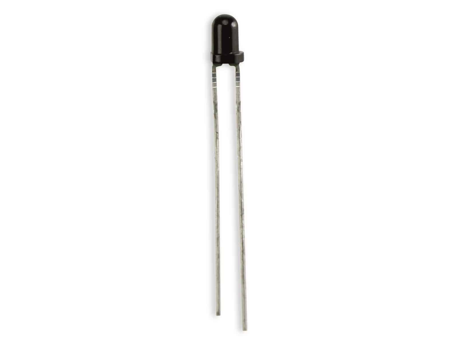 EVERLIGHT Fotodiode, PD204-6B, für Infrarot, Gehäuse T-1 (3mm, schwarz)-0