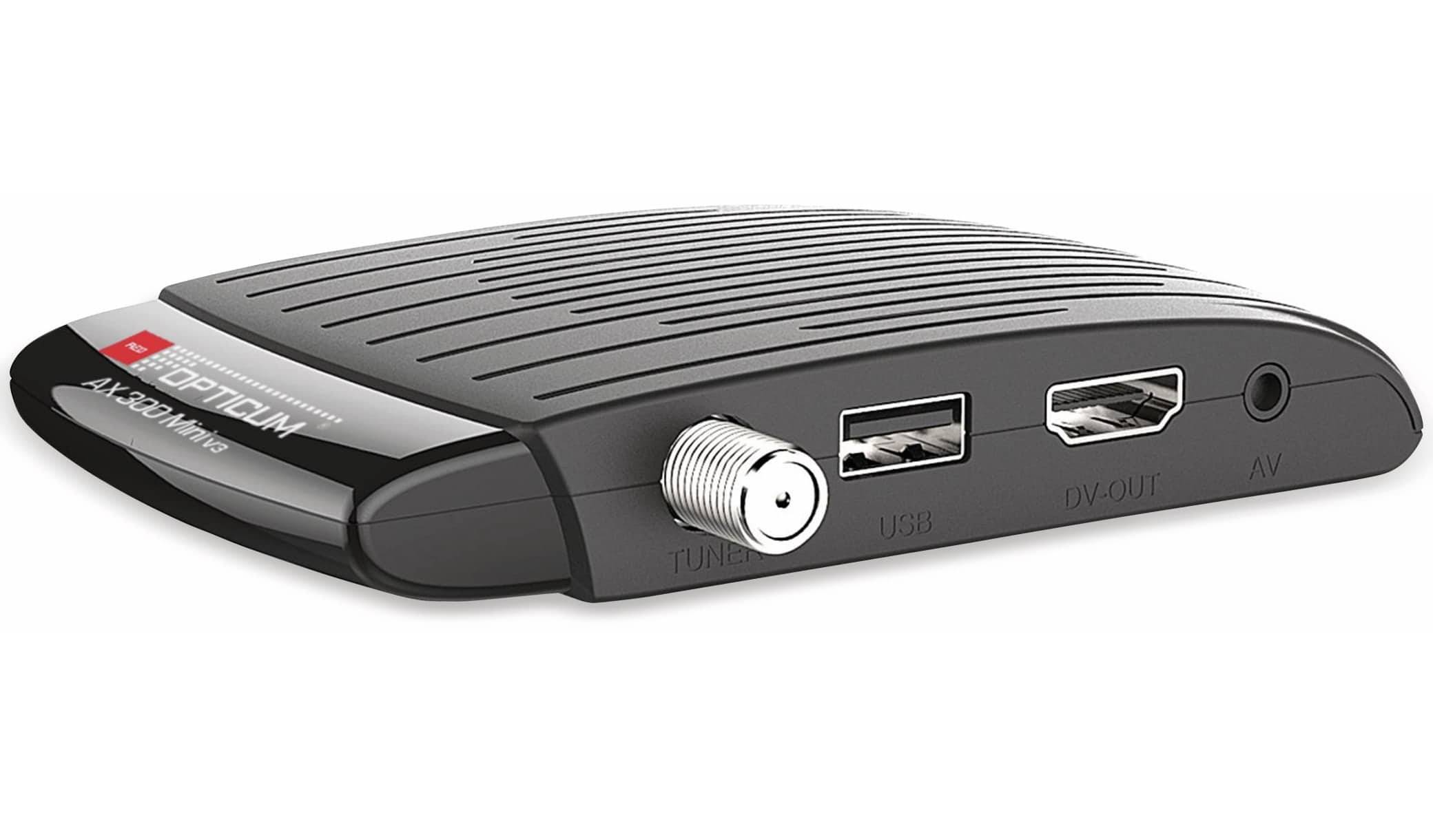 RED OPTICUM DVB-S2 HDTV Receiver AX 300 mini V3-0
