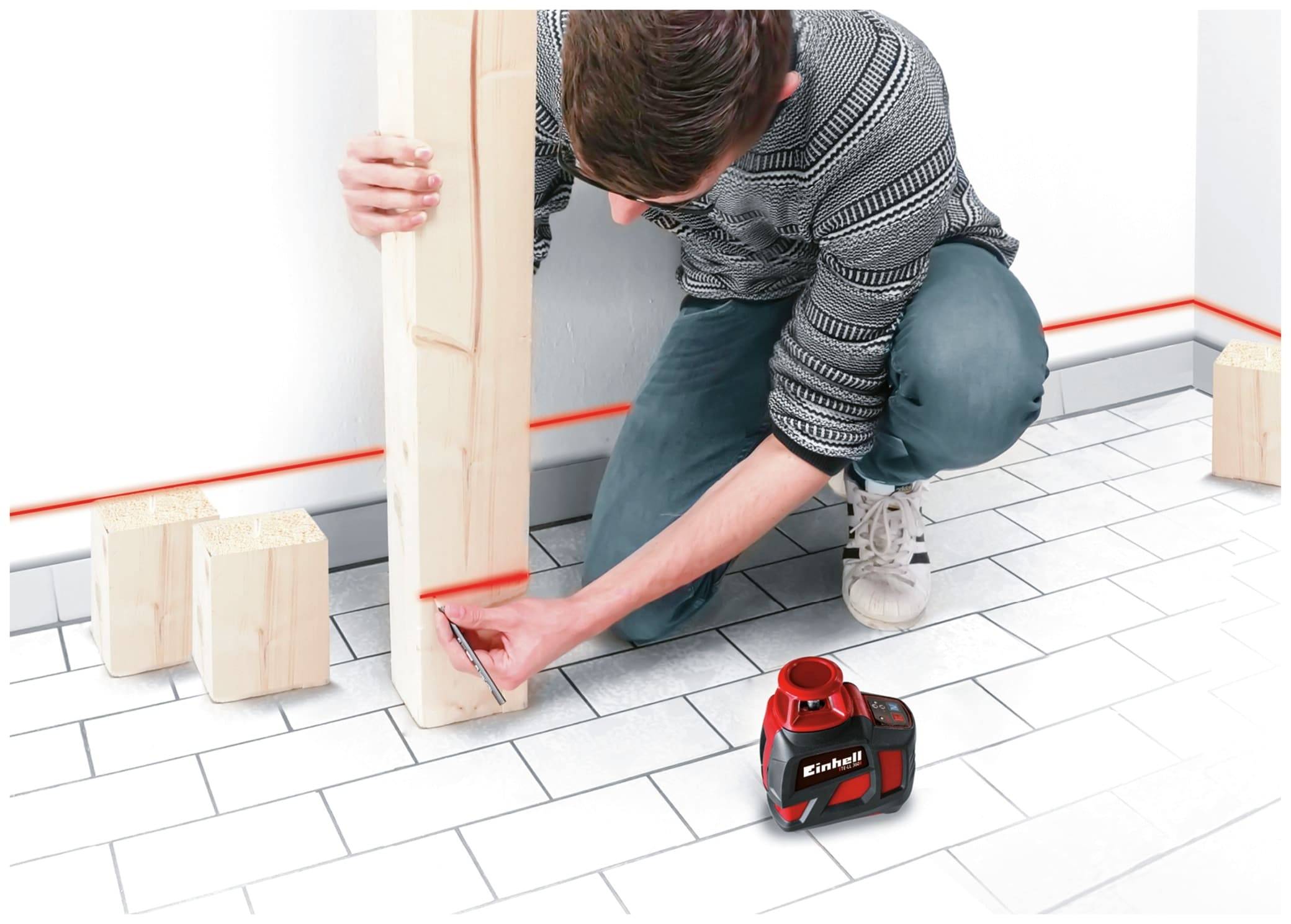 Symbolbild für Einhell TE-LL 360 Kreuzlinienlaser Reichweite (max.): 20 m