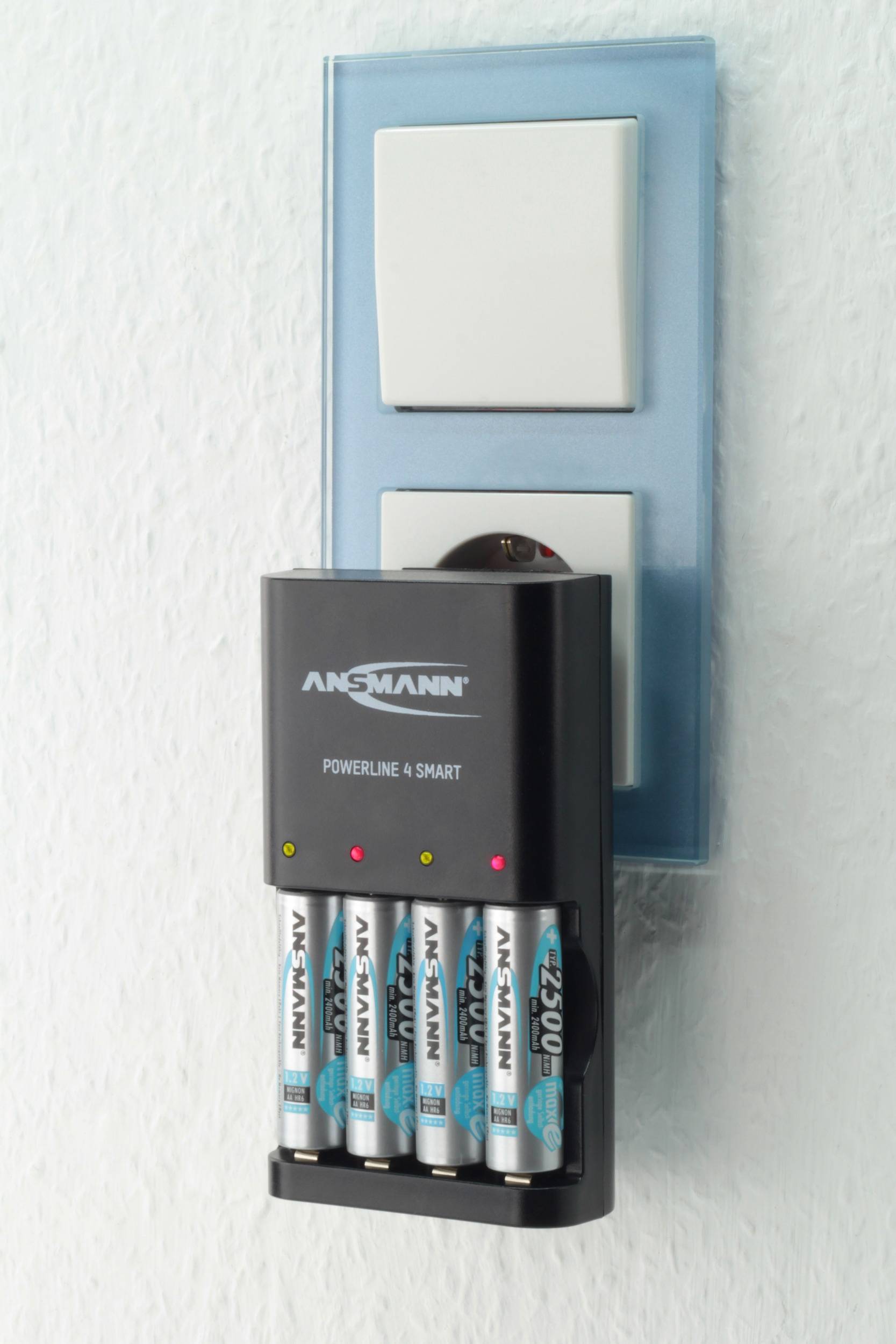 ANSMANN - Akku-Ladegerät Powerline NiMH/NiCD Mignon AA/Micro AAA - Nickel-Cadmium (NiCd) - Nickel-Metallhydrid (NiMH)-4