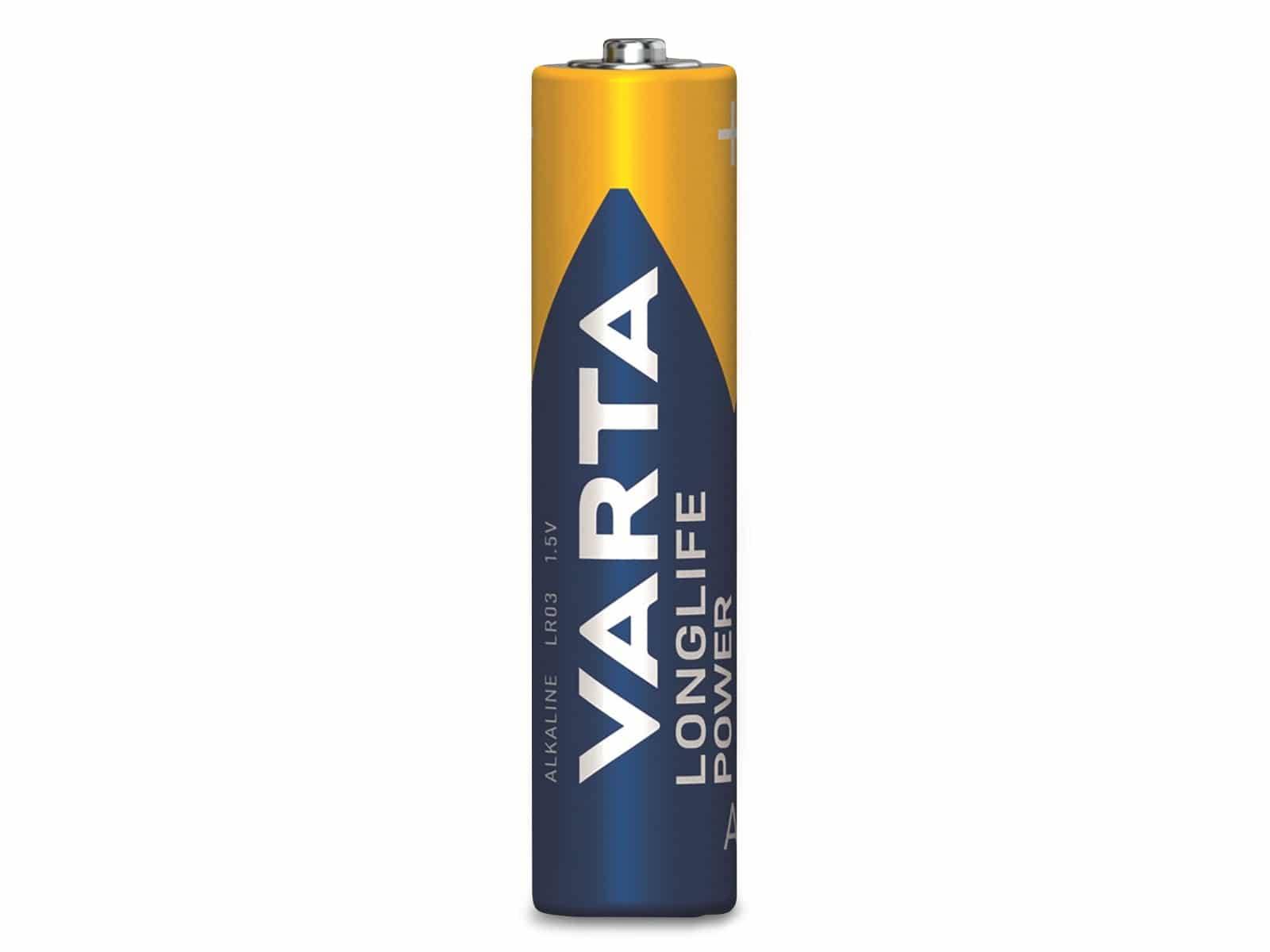 Varta Longlife Power Micro AAA Batterie 4903 LR03 (10er Karton)-1