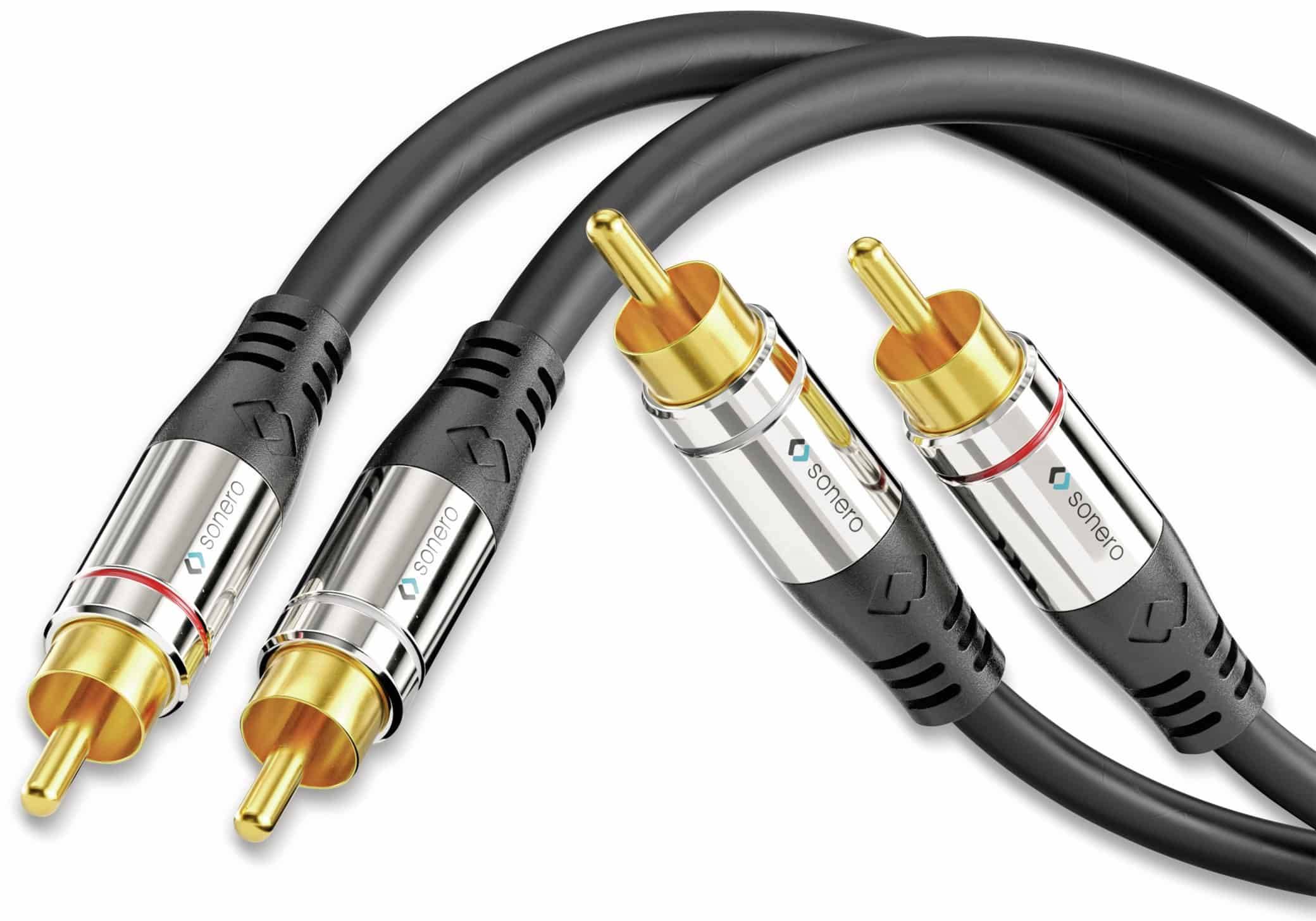 2x RCA Stereo-Audiokabel 5.0m-3