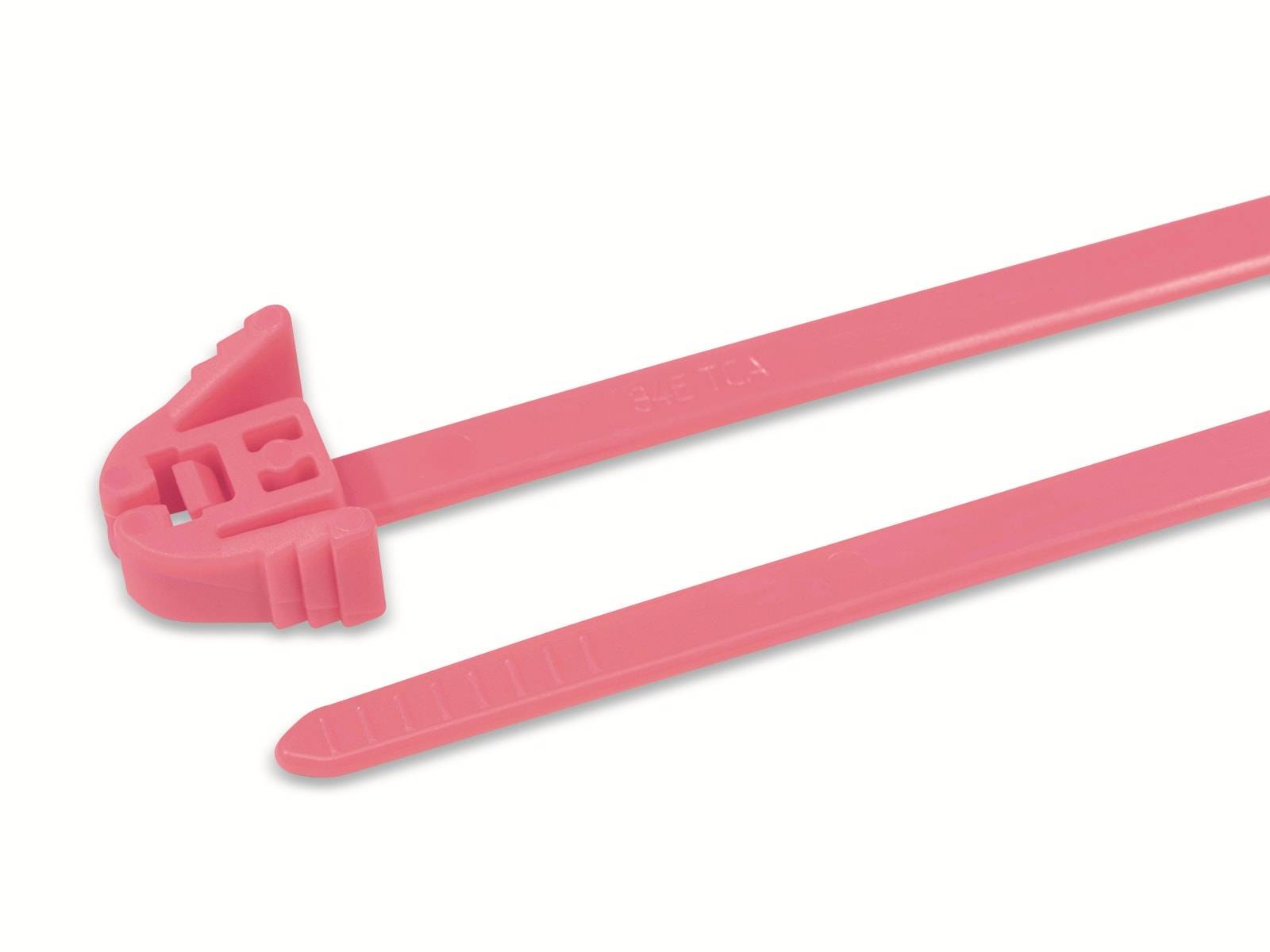 REZ300 Pink lösbarer Kabelbinder 305x4,7 mm HellermannTyton-0