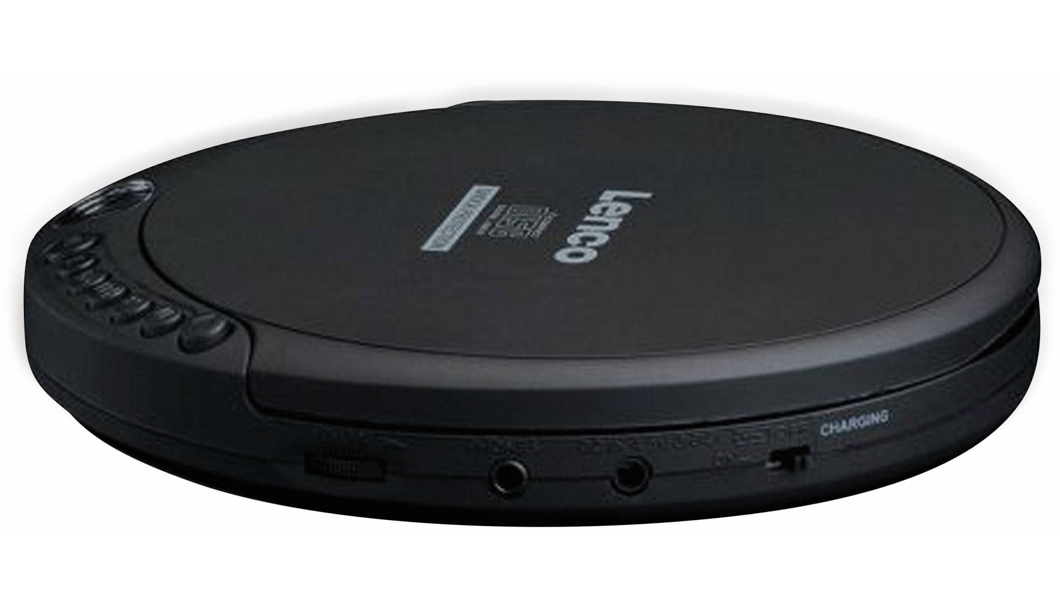 LENCO Portabler CD-Player CD-200BK, schwarz-2