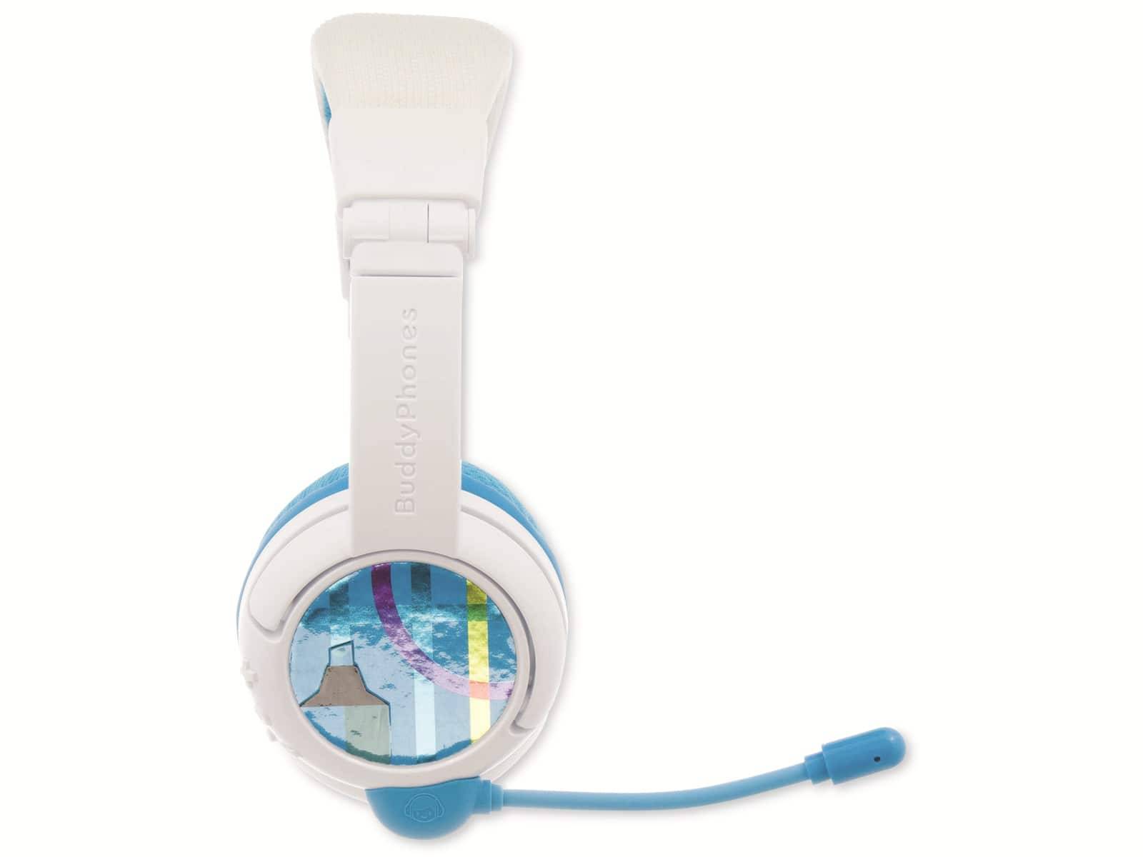 Symbolbild für BuddyPhones Kopfhörer für Kinder Homeschooling Bluetooth Blau - So macht Lernen
