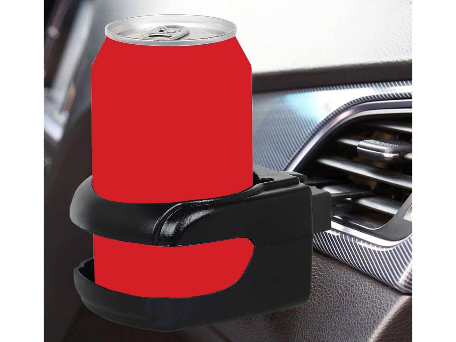 Symbolbild für IWH KFZ-Getränkehalter für Lüftungsgitter, schwarz (11570386)