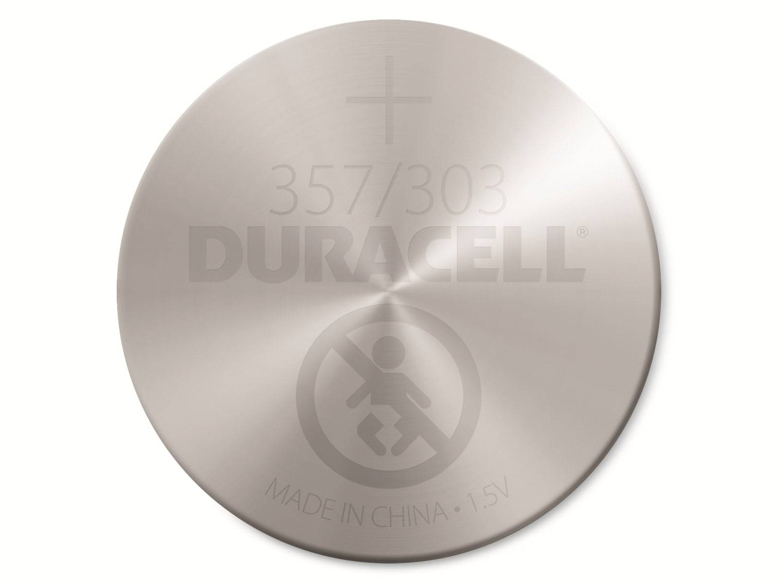 Symbolbild für Duracell Uhrenbatterie 357/303 SR44 / SR1154 2er Blister