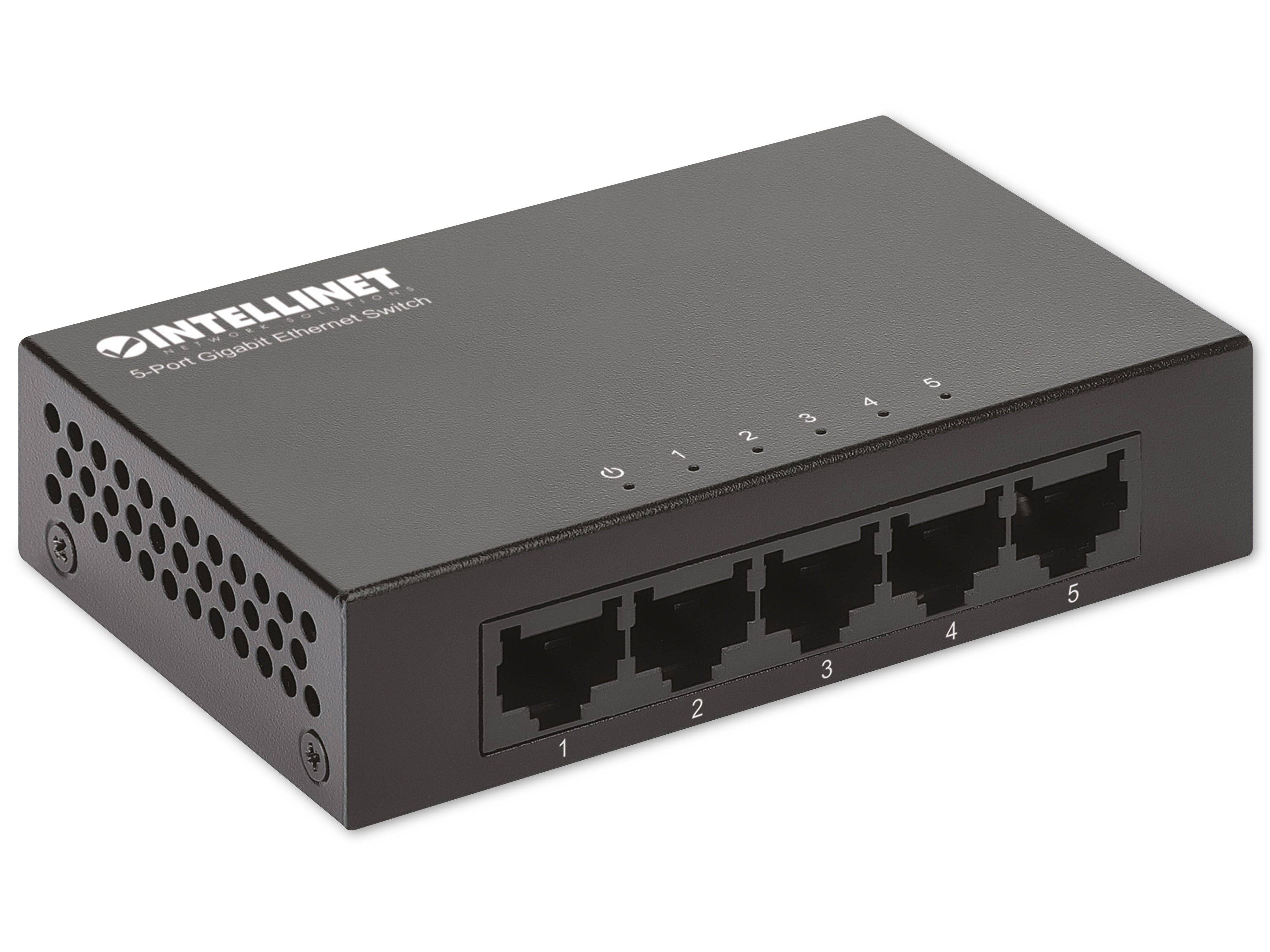 Symbolbild für Intellinet 5-Port Gigabit Ethernet Switch, Metal, Box
