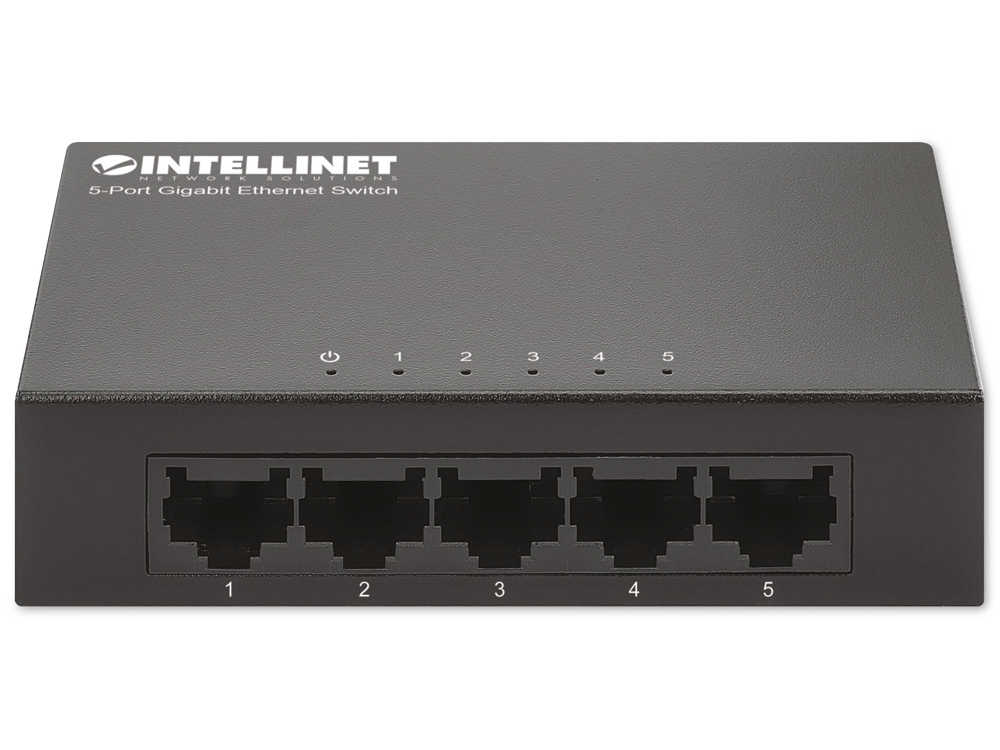 Symbolbild für Intellinet 5-Port Gigabit Ethernet Switch, Metal, Box