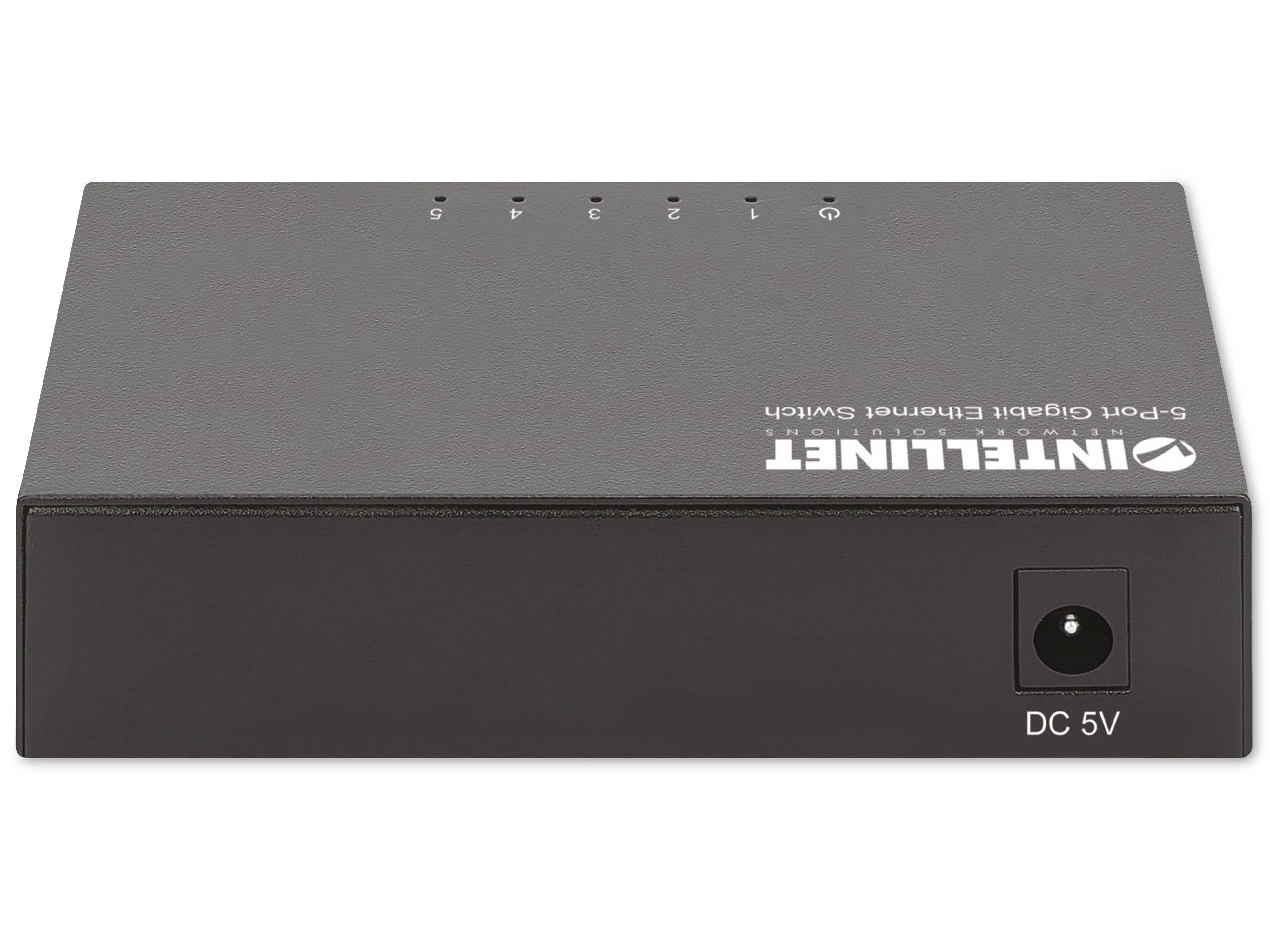 Symbolbild für Intellinet 5-Port Gigabit Ethernet Switch, Metal, Box