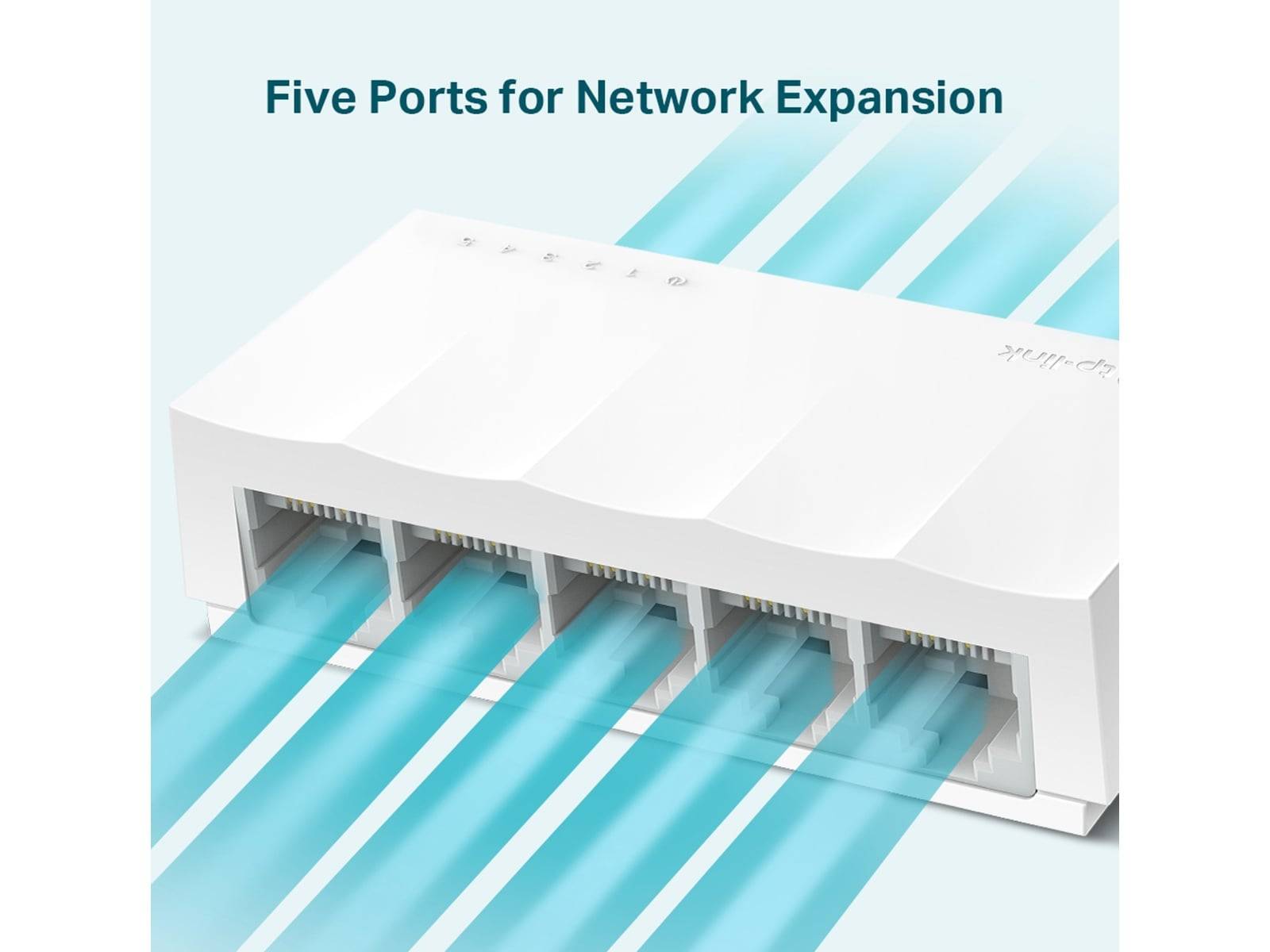 TP-LINK LiteWave Switch LS1005, FastEthernet, unmanaged, 5-port-2