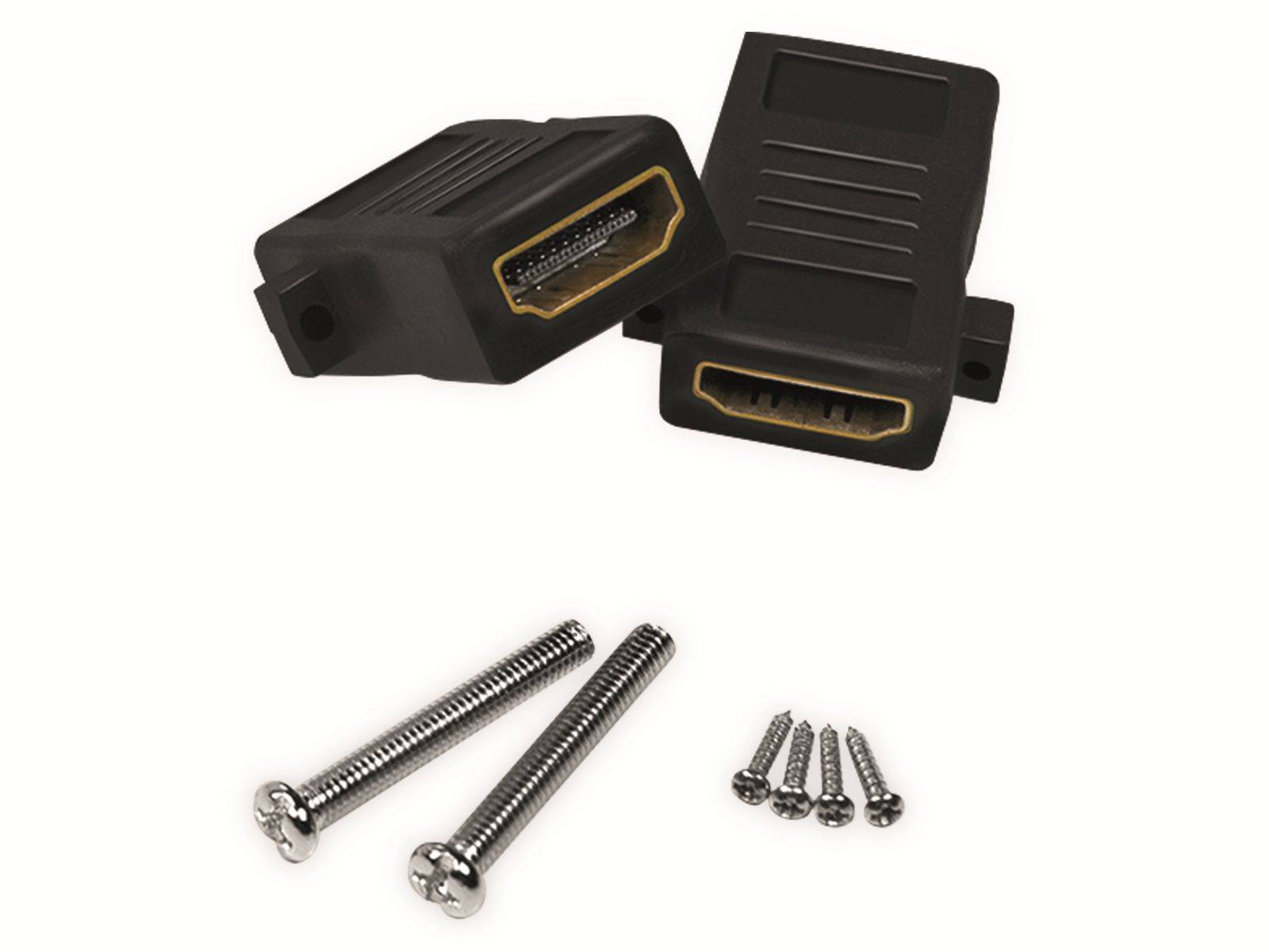 Symbolbild für LogiLink HDMI Wanddose mit 2 x HDMI Kupplung Buchse/Buchse, weiß