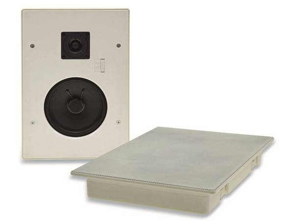 ChiliTec - Einbaulautsprecher 2-Wege, 30x20cm, 120W, weiß