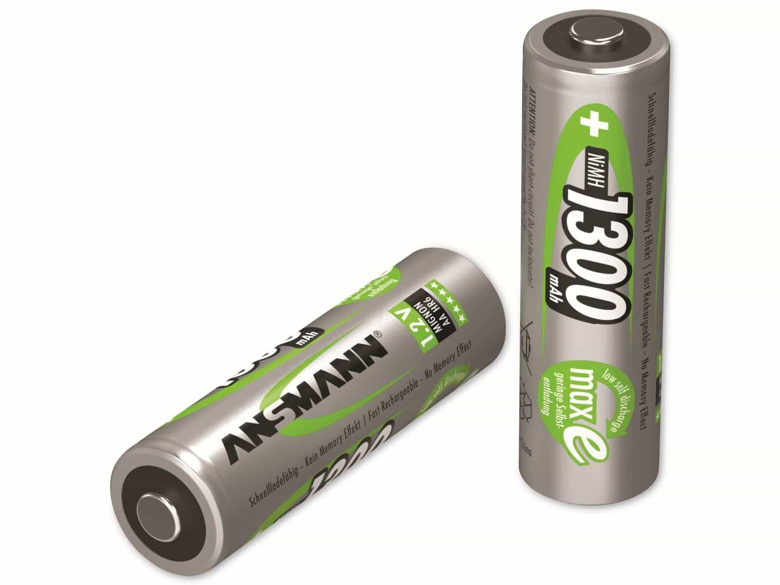 Symbolbild für Ansmann Basic II, Nickel-Metallhydrid (NiMH), AA, AAA, Akkus/Batterien enthalten