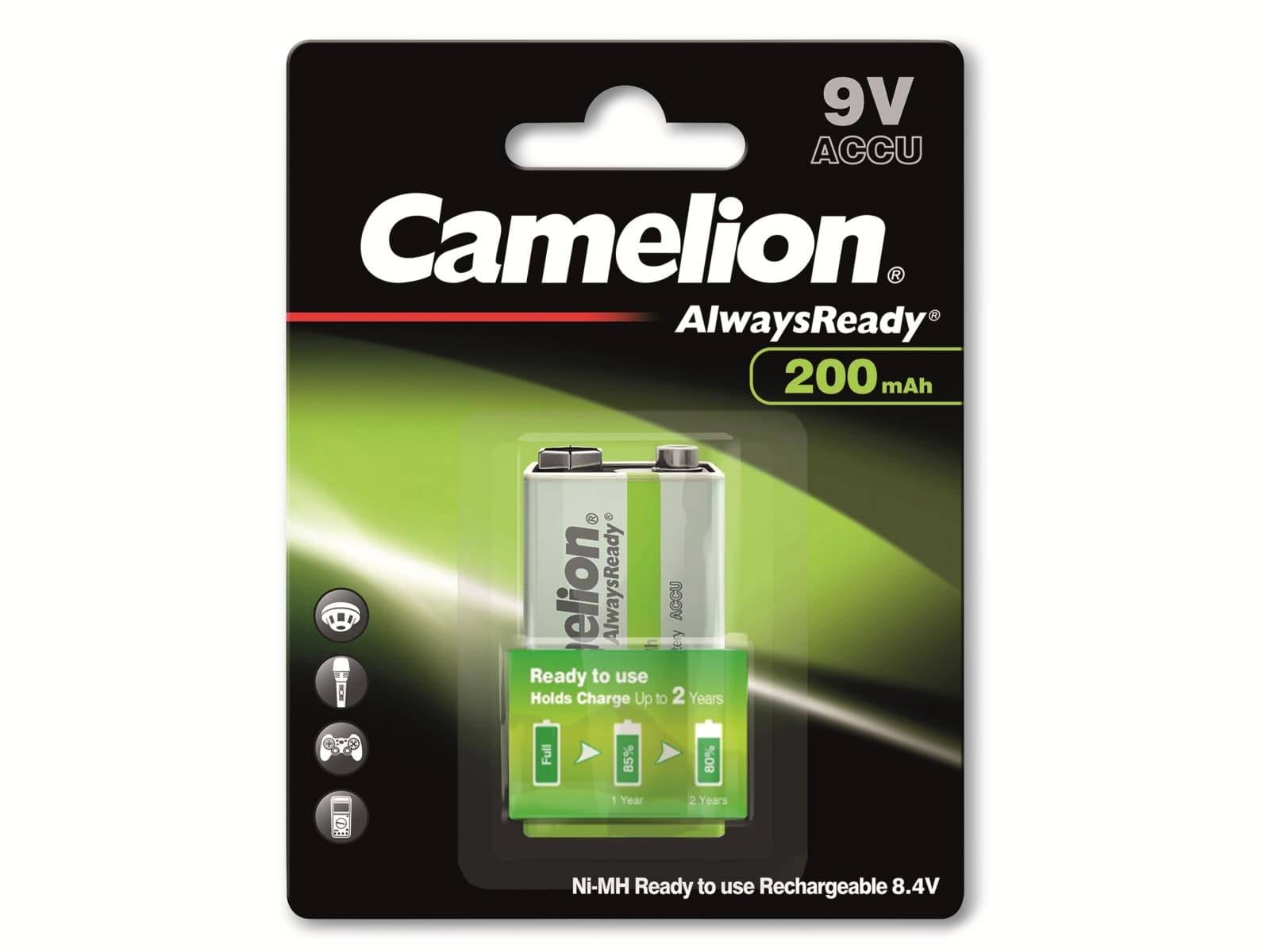 CAMELION NiMH-9 V-Blockakku AlwaysReady, 200 mAh-1