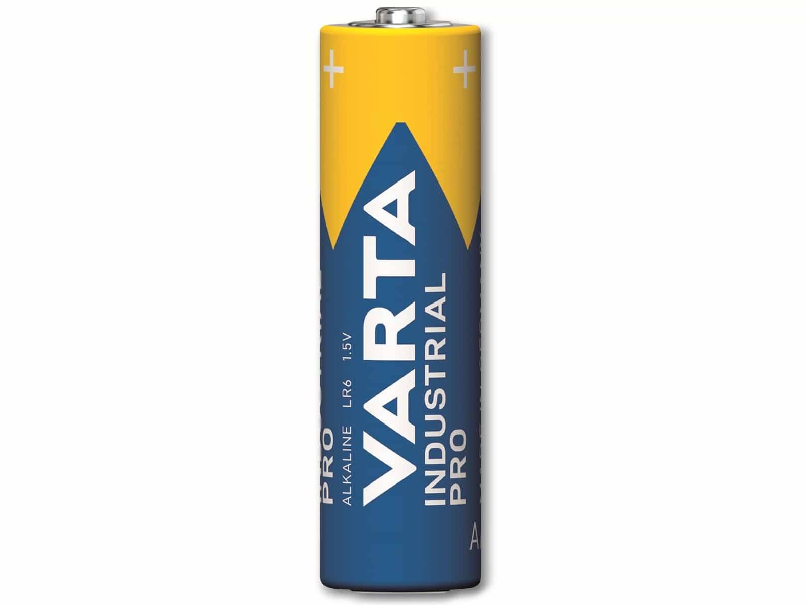 VARTA Batterie Alkaline, Mignon, AA, LR06, 1.5V, Industrial Pro, 10 Stück-1