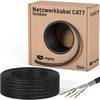 hb-digital 50m Netzwerkkabel CAT 7 Outdoor LAN max. 1000 MHz S/FTP PE AWG23 PoE++ kompatibel