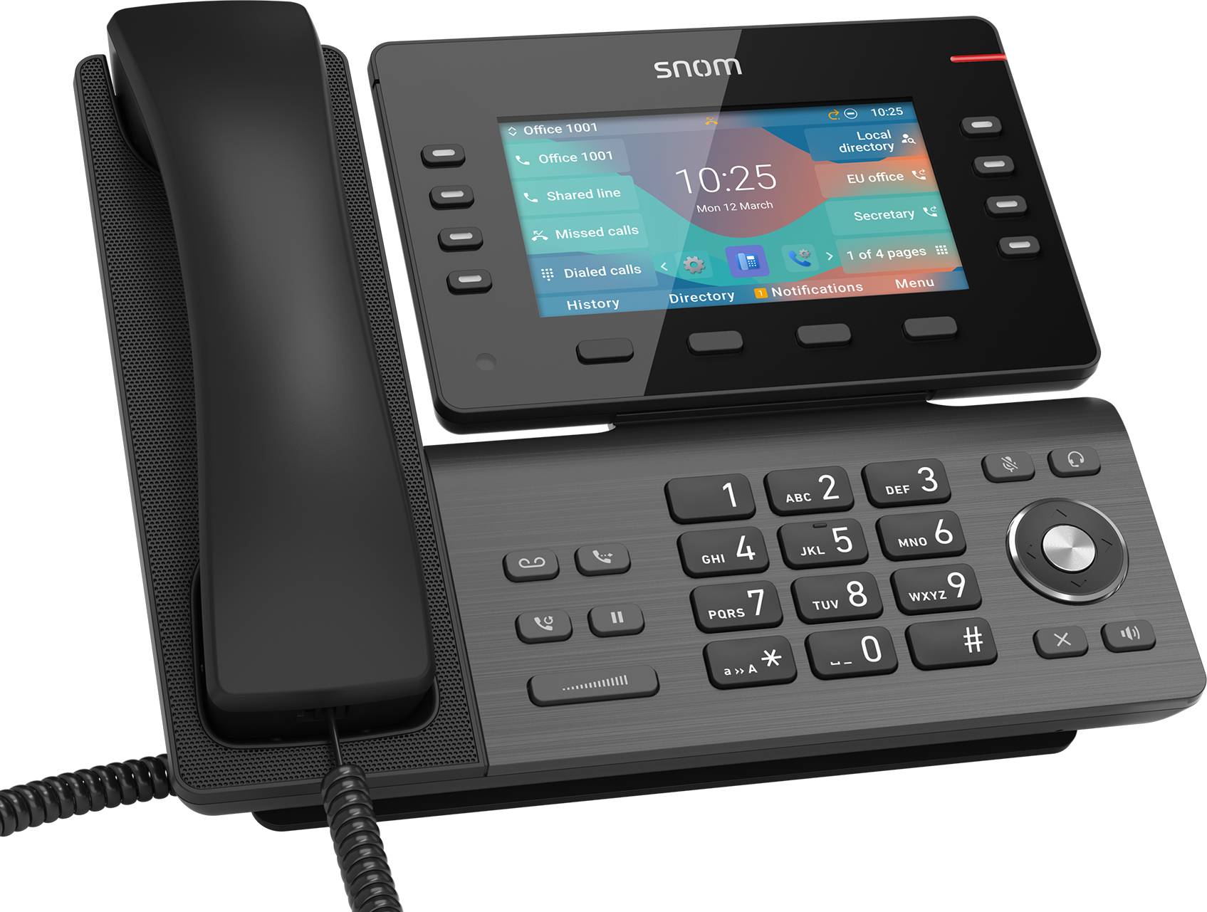 Snom D862 - VoIP-Telefon mit Rufnummernanzeige-0