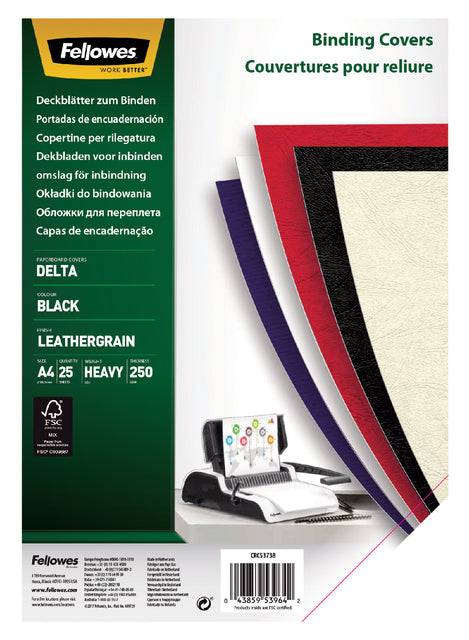 Fellowes Deckblätter zum Binden - 25 Stück-2