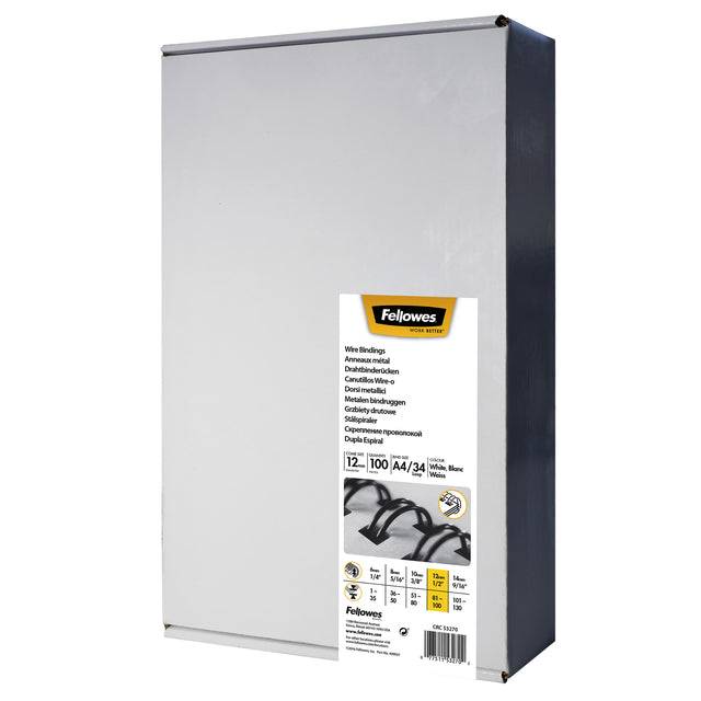 Fellowes - 12 mm - 297 mm - 34 Ringe - A4 (210 x 297 mm)-5