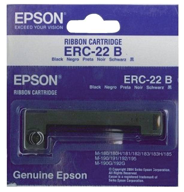 Epson ERC 22B - Schwarz - Farbband - für M 180-5