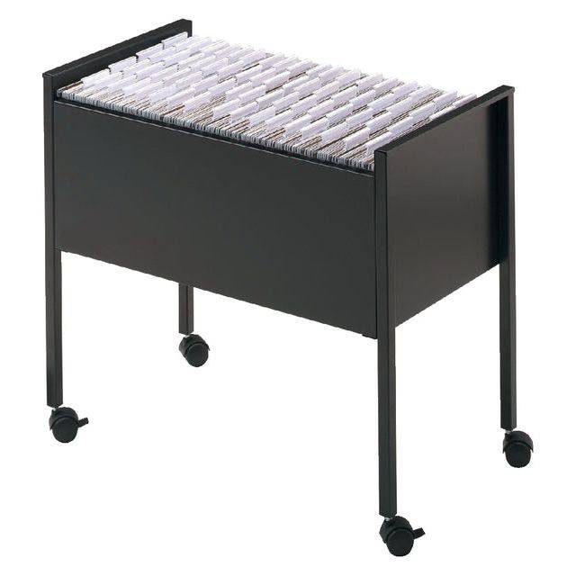 DURABLE ECONOMY Hängemappenwagen 80 Folio schwarz-1