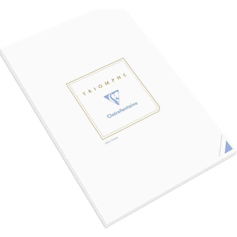 Clairefontaine Briefblock TRIOMPHE, DIN A4, weiß, blanko-0