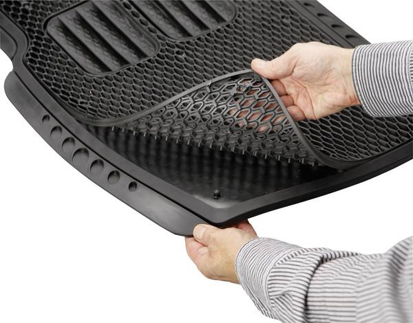 74933 Fußschalenmatte Passend für (Auto-Marke): Universal Gummi (L x B) 72 cm x 50.5 cm Schwarz
