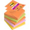 3M Post-it Super Sticky Boost Colour R330-5SS-BOOS - Z-Notes - 76 x 76 mm - 450 Blatt (6 x 90)