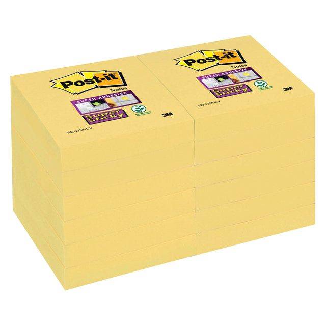 Post-it Haftnotiz 62212SY 48x48mm 90Bl. gelb 12 St./Pack.-2