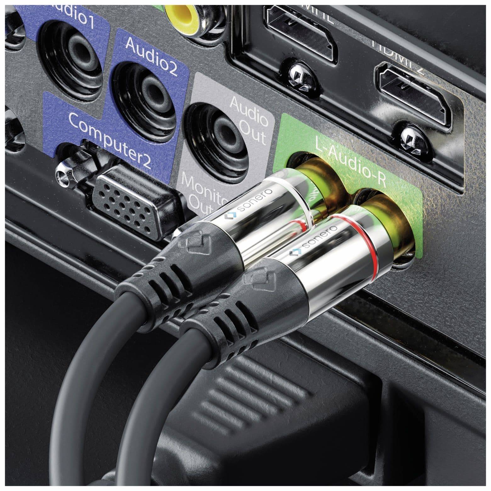 Symbolbild für 2x RCA auf 3.5mm Audiokabel 1.5m