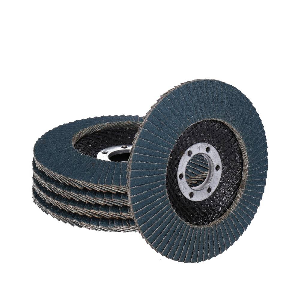 TP Fächerscheibe, Schleifscheibe 115mm gewölbter K Zirkonia (Blau) - 5er Pack P120-0