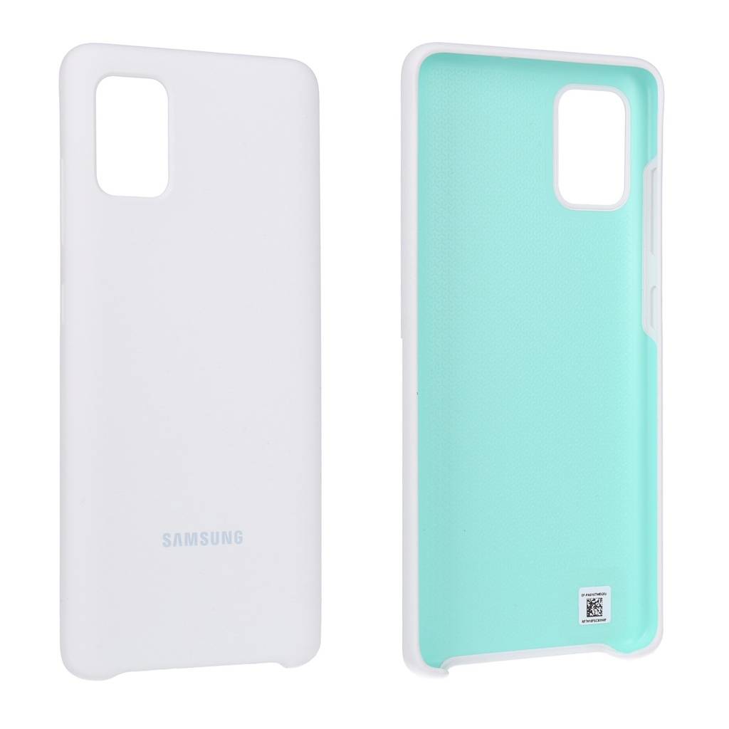Samsung Silikon Cover für Samsung Galaxy A51 weiß-0