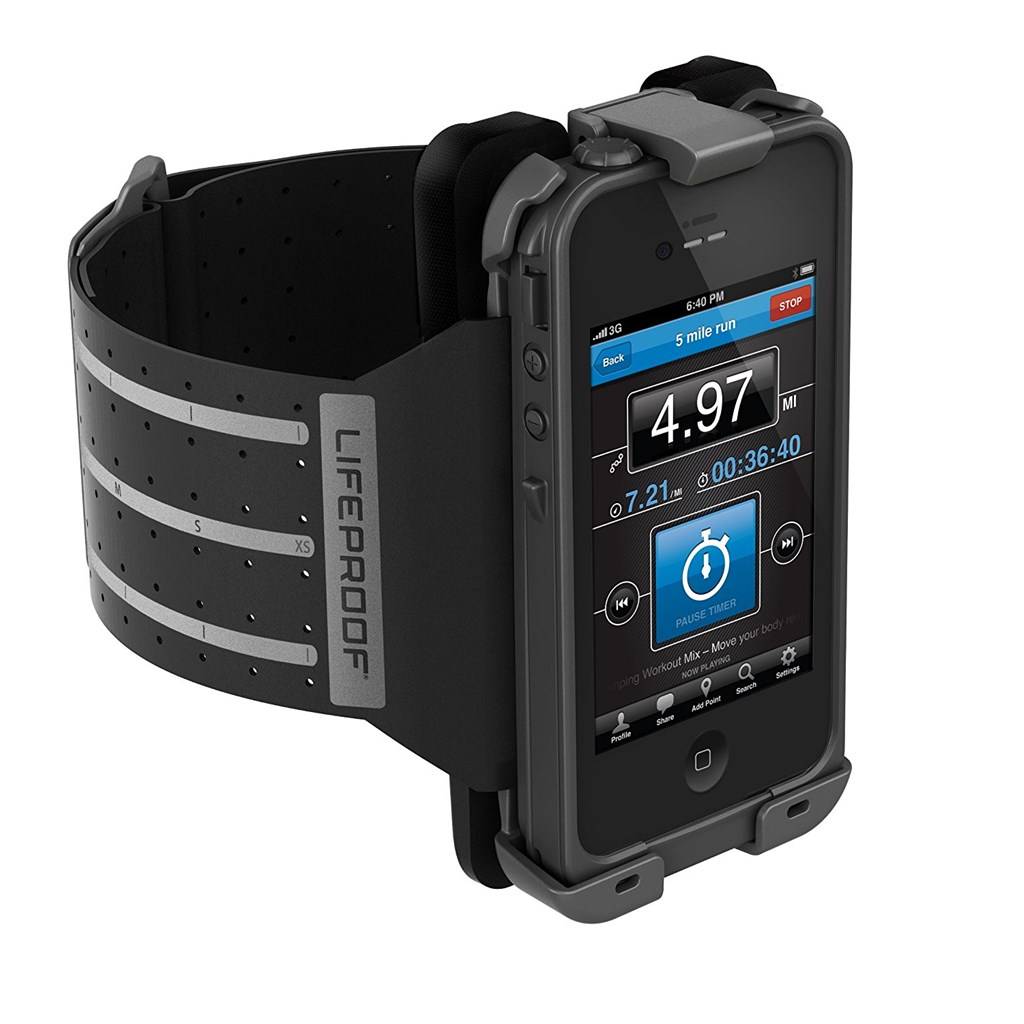 Life Proof Schutzhülle Fittnes und Laufen Jogging Armband / Swimband für Apple iPhone 4/4S-0