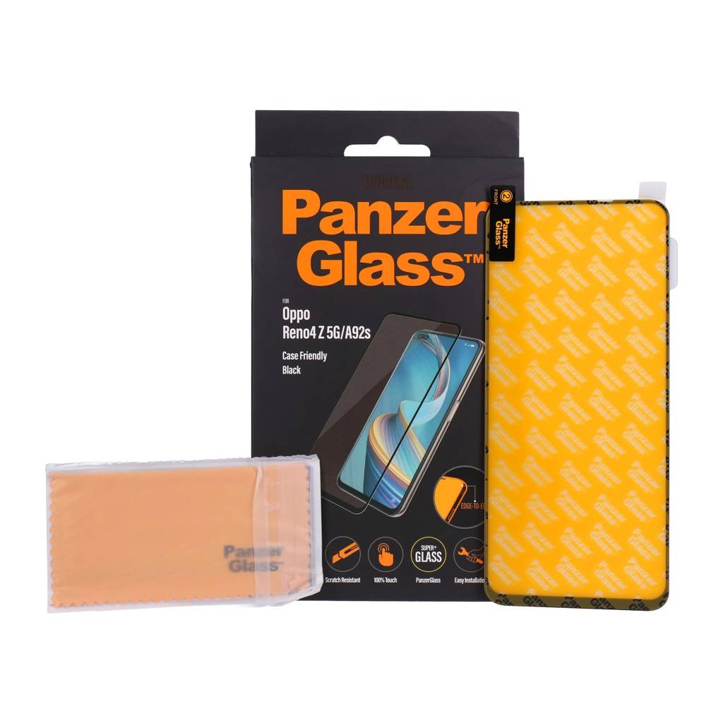 PanzerGlass Displayschutz Oppo Reno4 Z 5G A92S Case Friendly schwarz-0