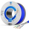 hb-digital CAT 8 Netzwerkkabel 100m Ethernet max. 2000 MHz S/FTP AWG22 LSZH blau