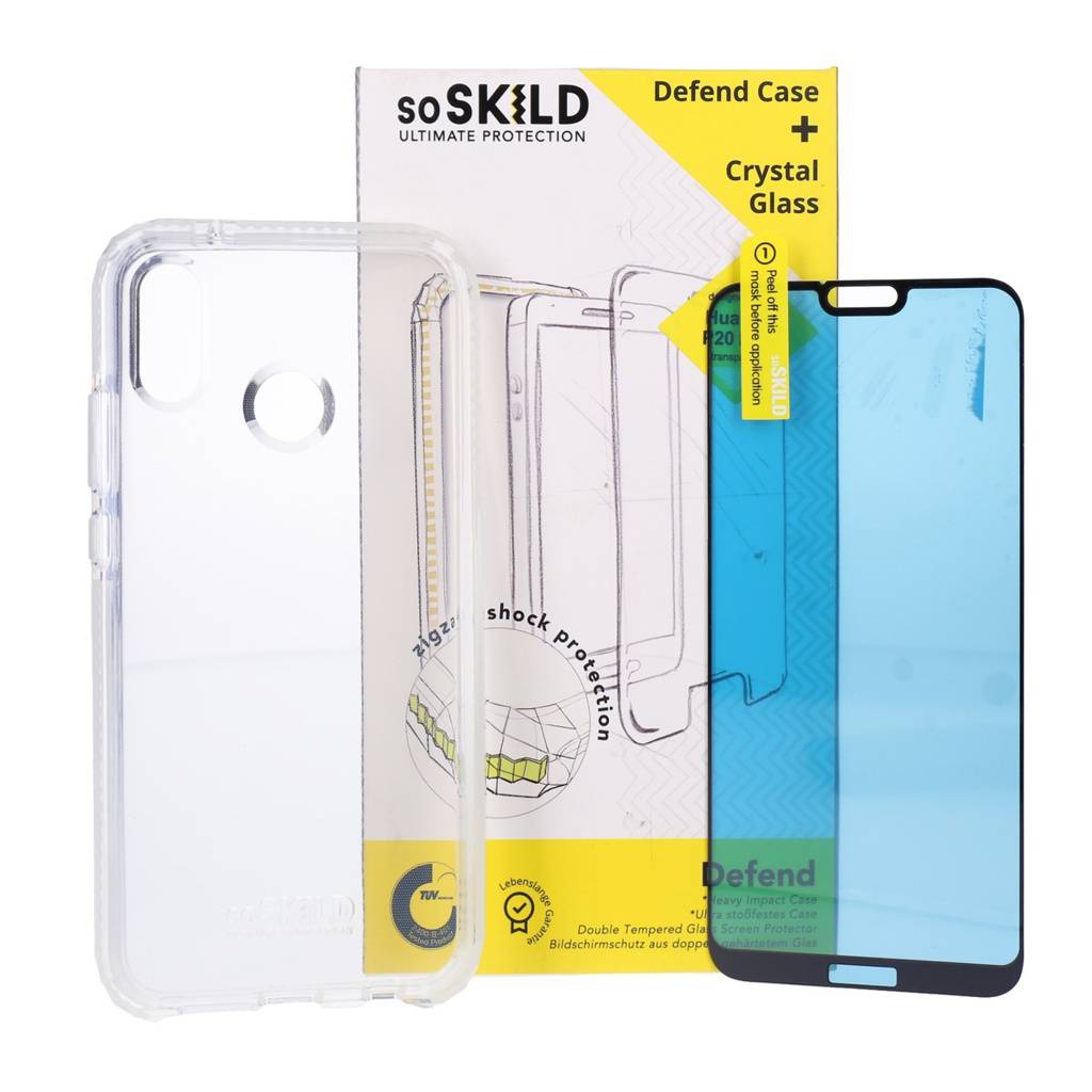 SoSkild Defend Heavy Impact Case Huawei P20 Lite transparent - Schutzhülle & Displayschutz-0