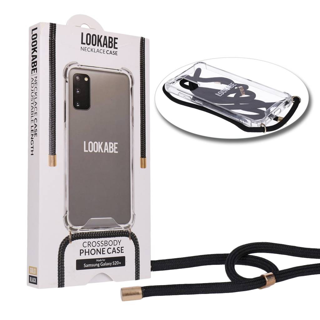 Lookabe Handykette für Samsung Galaxy S20 Plus Gold/Schwarz-0