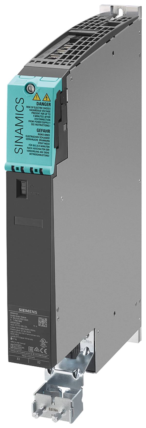 Siemens 6SL3120-2TE15-0AD0 - SINAMICS S120 Double Motor Module Eingang: DC 600V