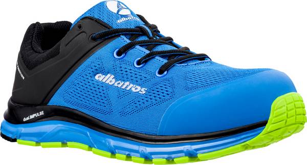 albatros LIFT BLUE IMPULSE LOW sportlicher Sicherheitsschuh S1P blau/schwarz Gr. 46