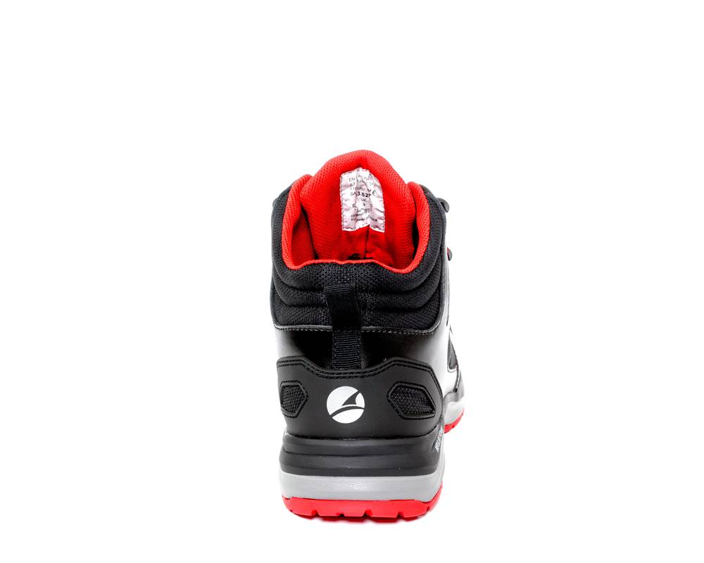 albatros ULTRATRAIL BLACK MID hoher sportlicher Sicherheitsschuh S3 schwarz/rot Gr. 40-2