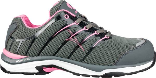 albatros TWIST PINK WNS LOW robuster Damen-Sicherheitsschuh S1P grau/pink Gr. 38