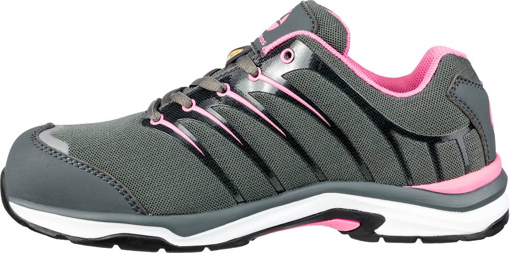 albatros TWIST PINK WNS LOW robuster Damen-Sicherheitsschuh S1P grau/pink Gr. 38-1