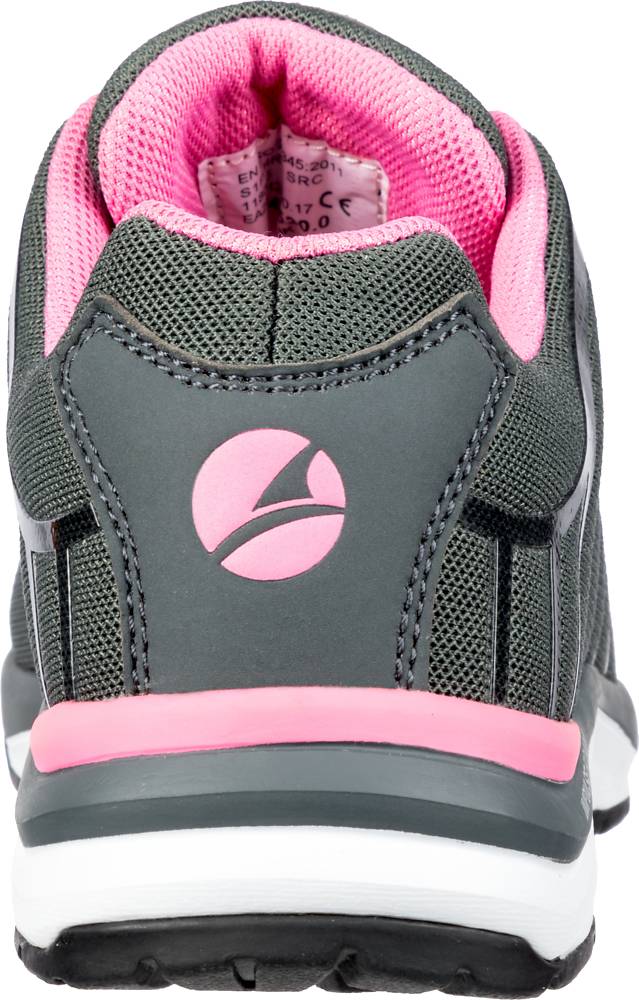 albatros TWIST PINK WNS LOW robuster Damen-Sicherheitsschuh S1P grau/pink Gr. 38-2
